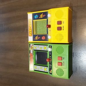 Vintage games Froger,Pac- Man,hand held $19.00 #150